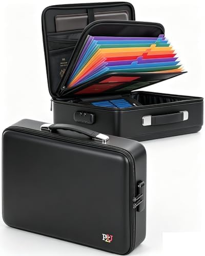 Fireproof document box with combination lock